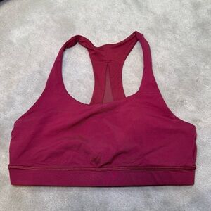 Lululemon Red Sports Bra Moisture-Wicking Intimates